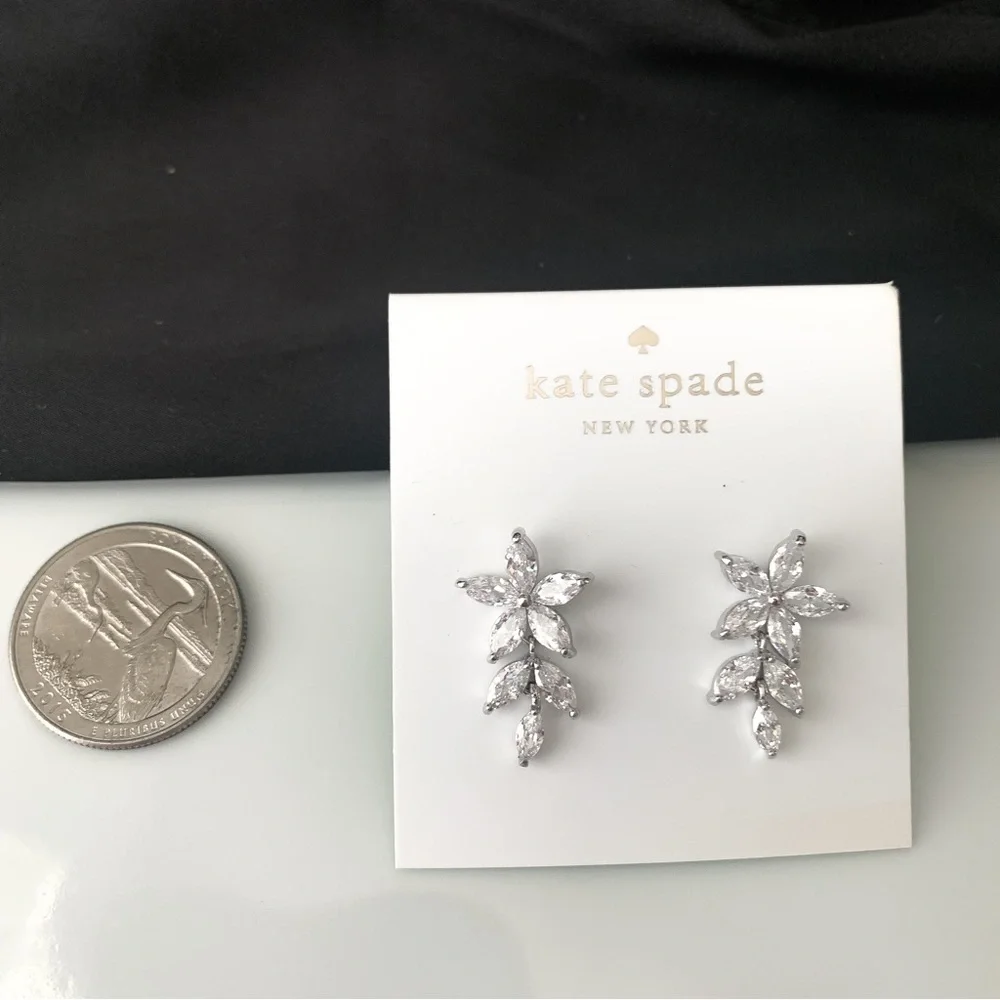 Kate Spade flower earrings - Picture 3 of 4